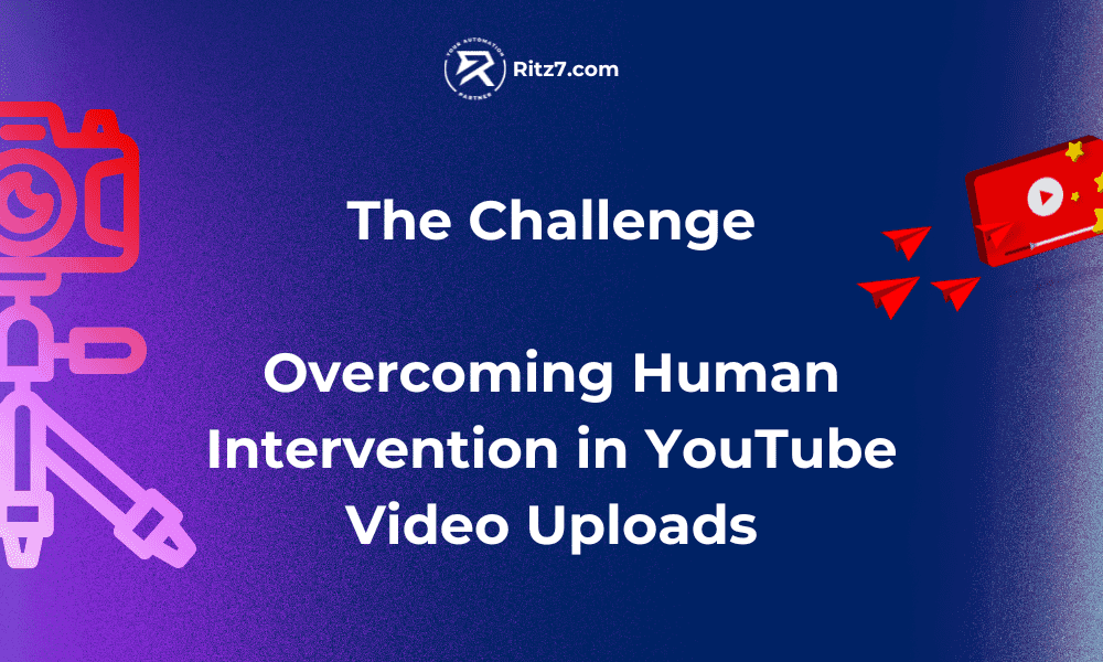 The Challenge Overcoming Human Intervention in YouTube Video Uploads Ritz7